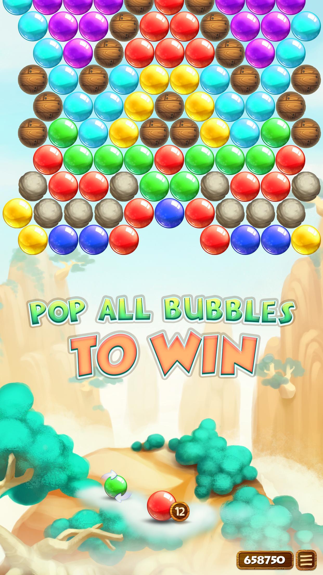 Bubble Shooter Nirvana Game Screenshot