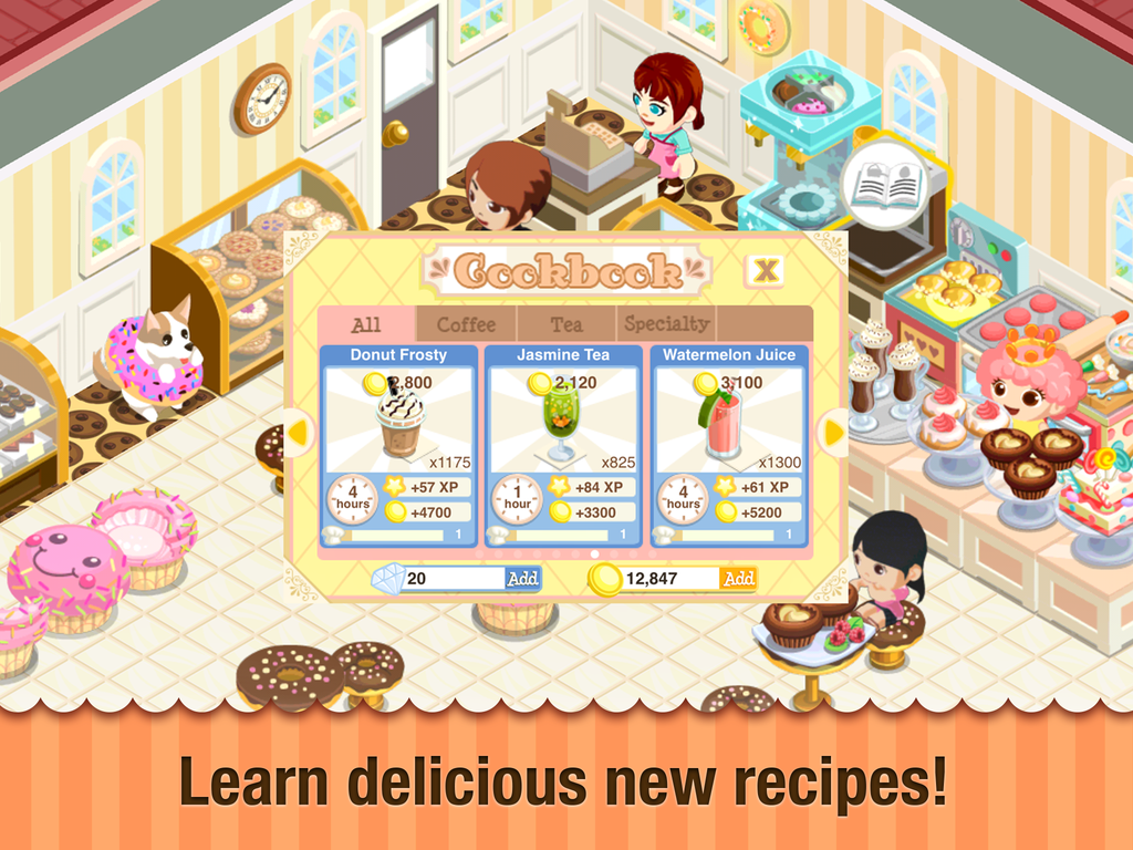 Bakery Story: Cats Cafe Game Screenshot