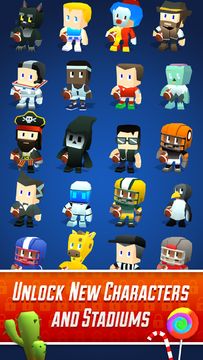 Captura de Tela do Jogo Marshawn Lynch Blocky Football