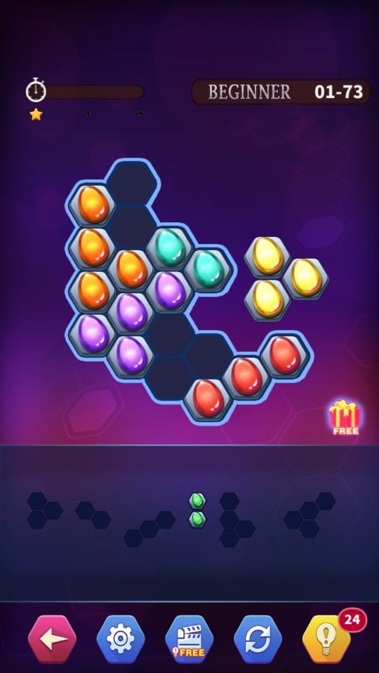 Hexa Puzzle Classic Game Screenshot