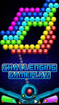 Bubble Shooter Space Pro Game Screenshot