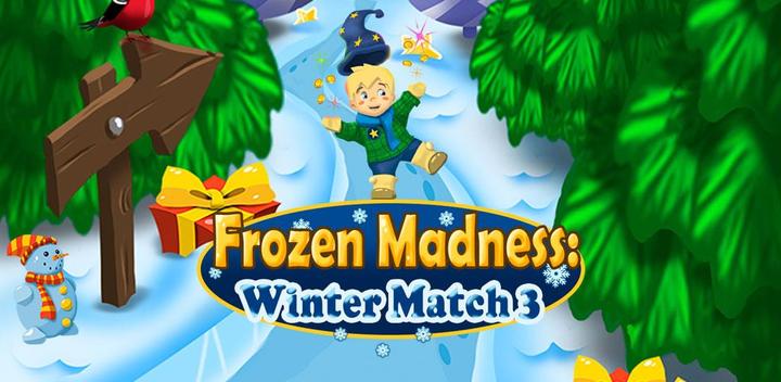 Banner of Frozen Madness: Winter Match 3 