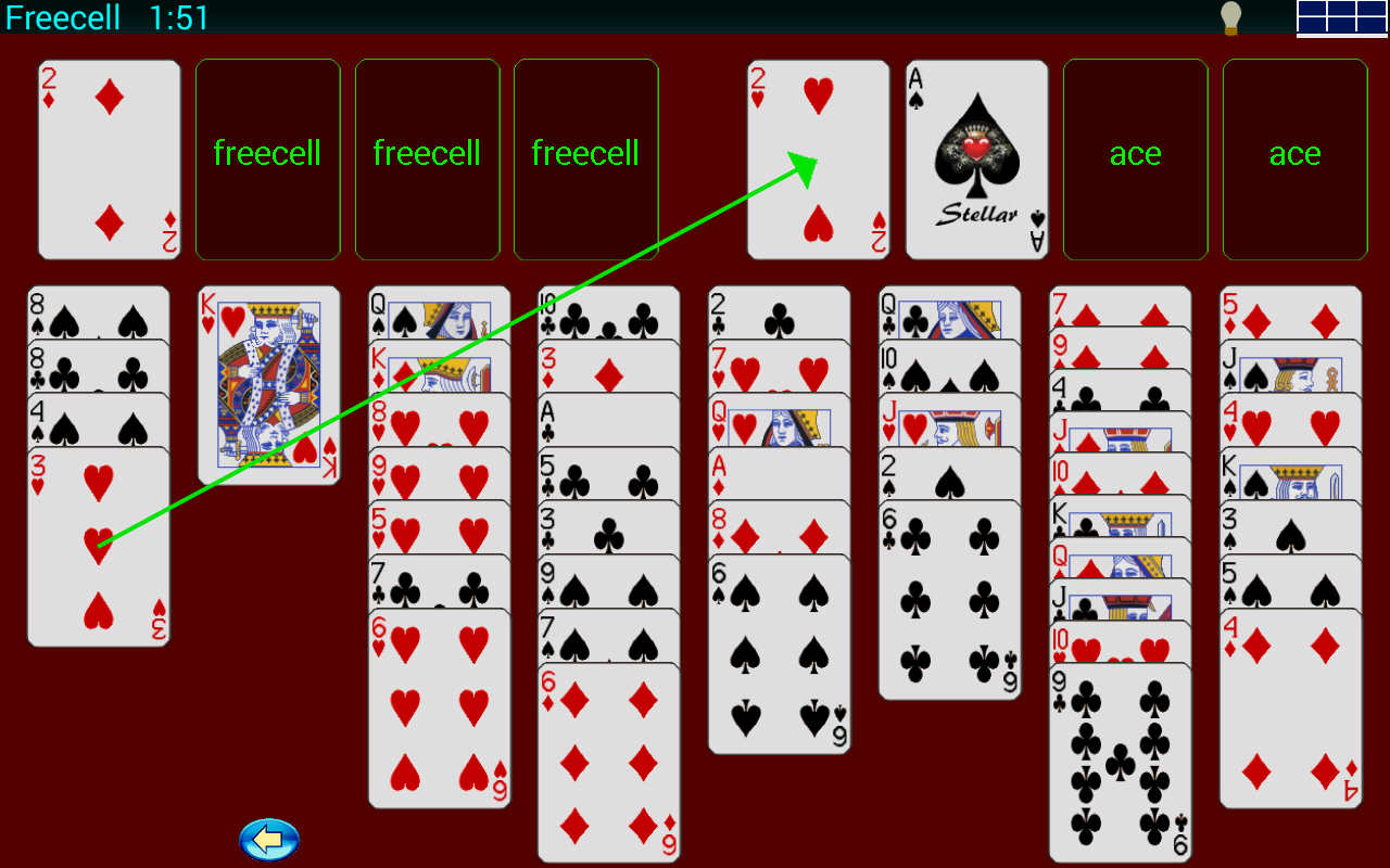 Stellar Solitaire Game Screenshot