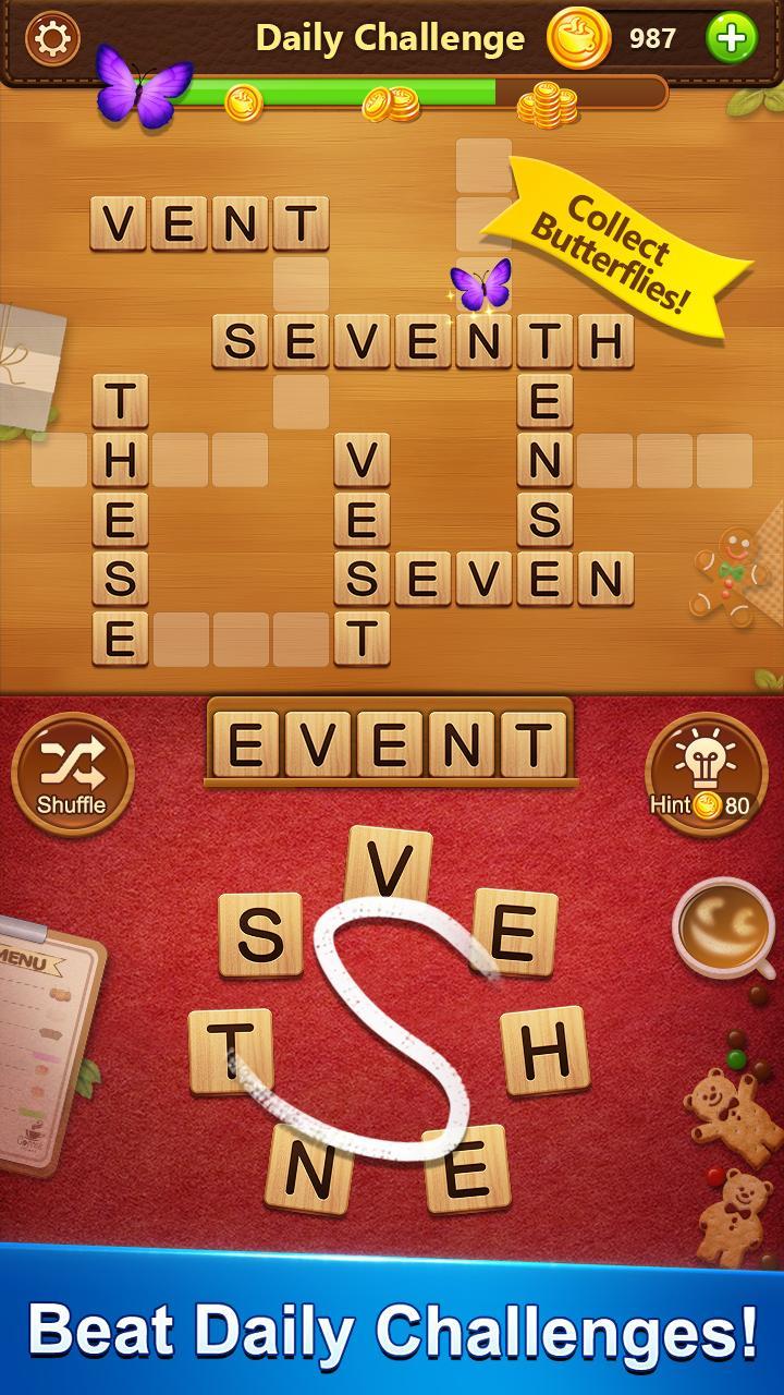 Word Cafe - A Crossword Puzzle Game Screenshot