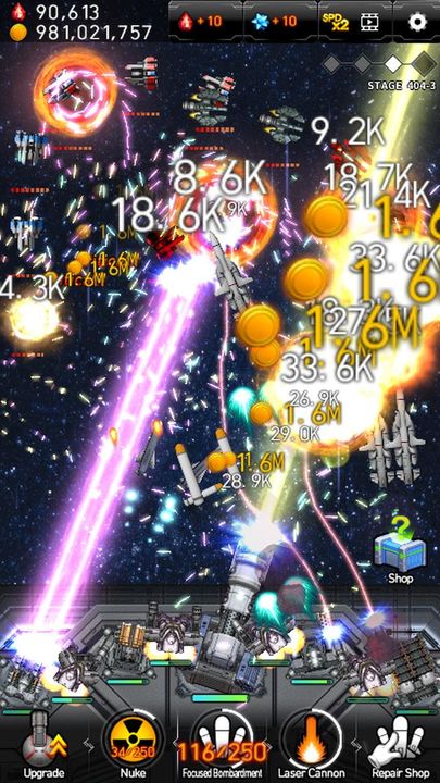 Screenshot 1 of Galaxy Missile War 