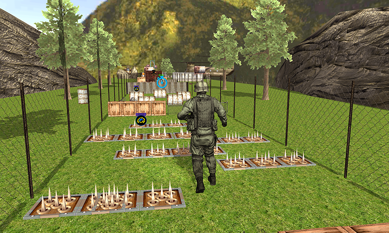 US Army Training Camp Commando Game Screenshot