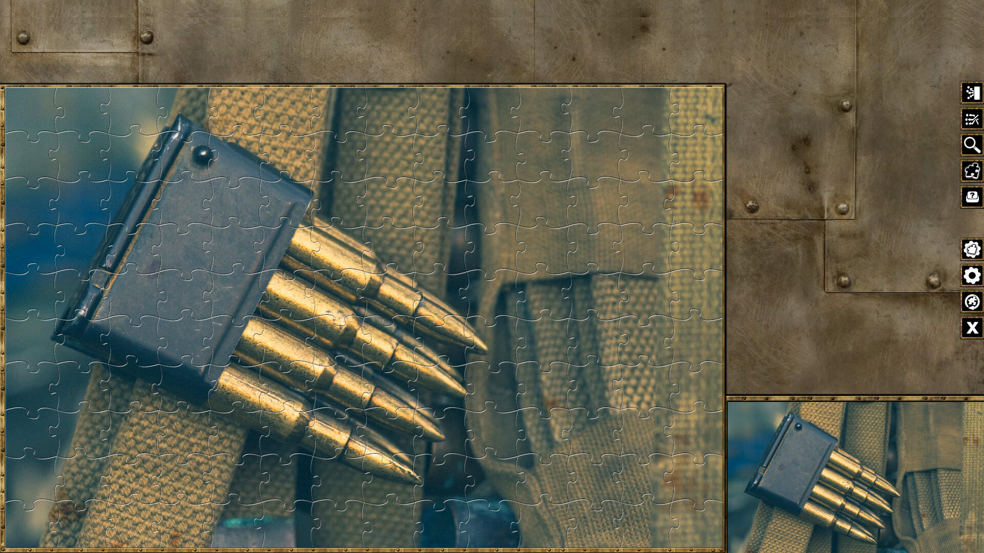 Pixel Puzzles World War II Jigsaws Game Screenshot