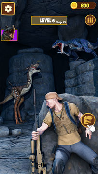 Cuplikan Layar Game Dinosaur Hunting King Sim Game