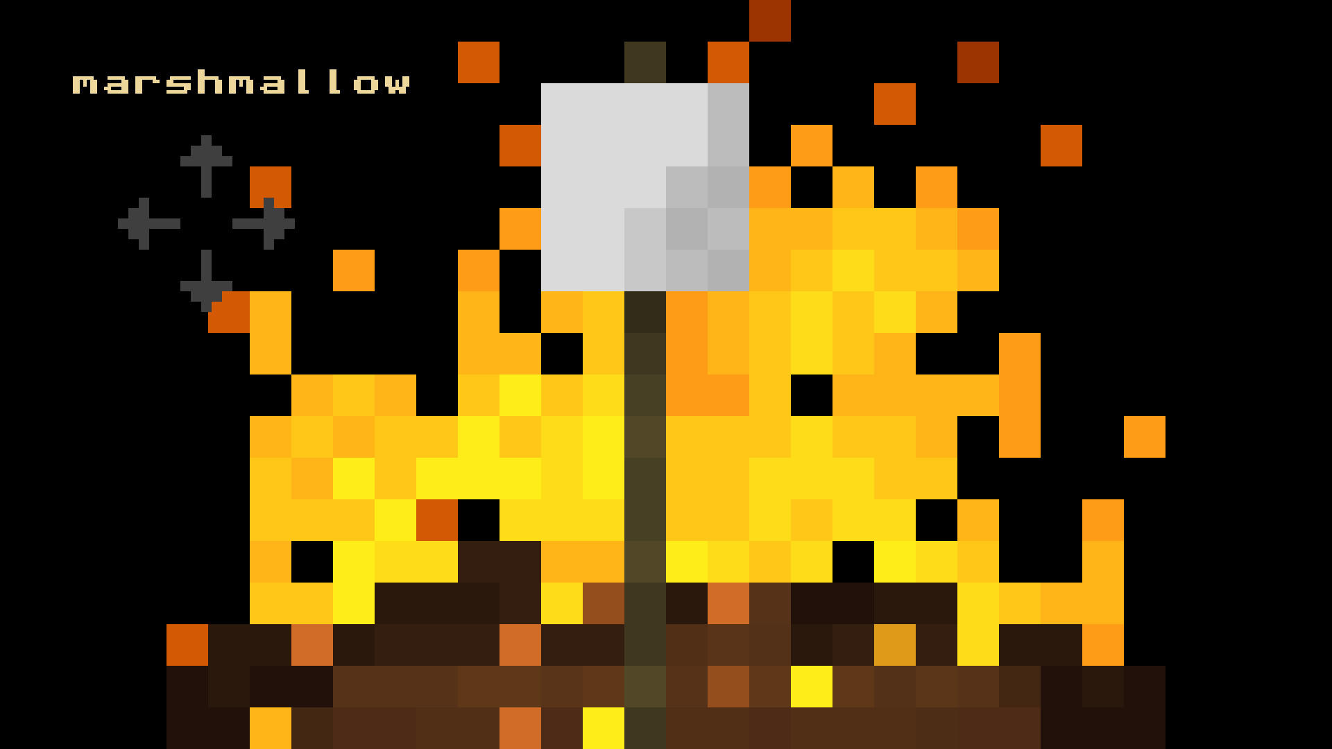 Screenshot 1 of Pixel Fireplace 