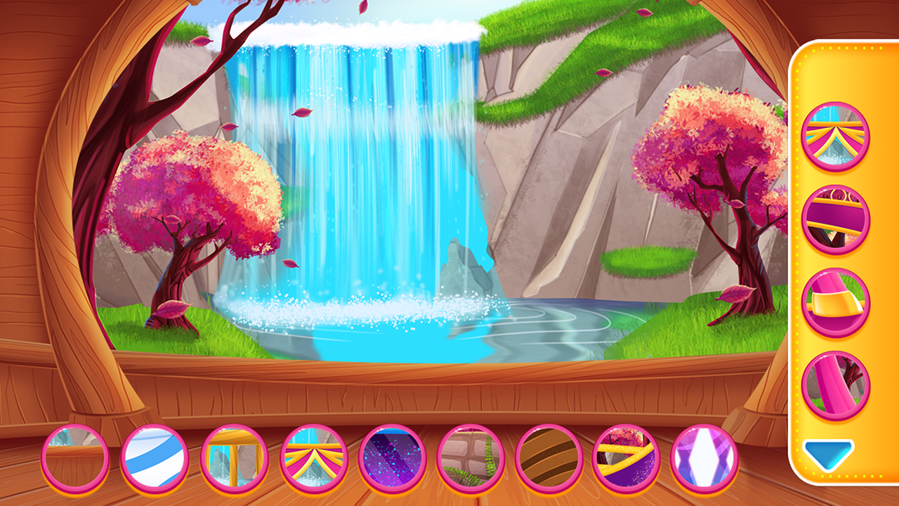 Unicorn Braided Hair Salon Game Screenshot