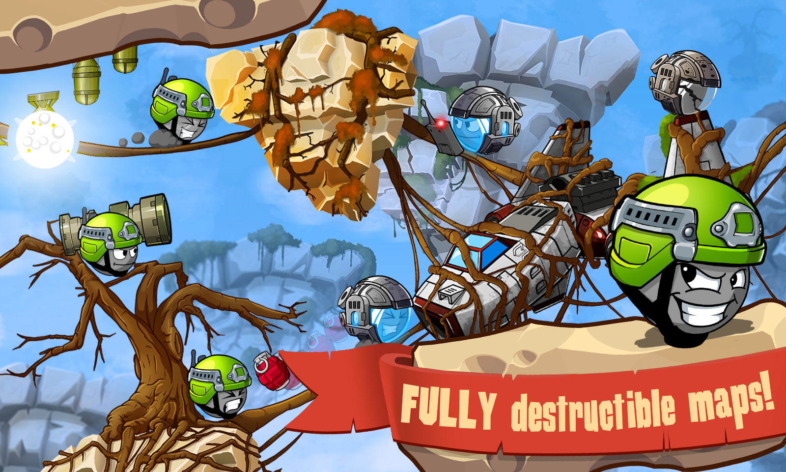 Warlings: Armageddon Game Screenshot