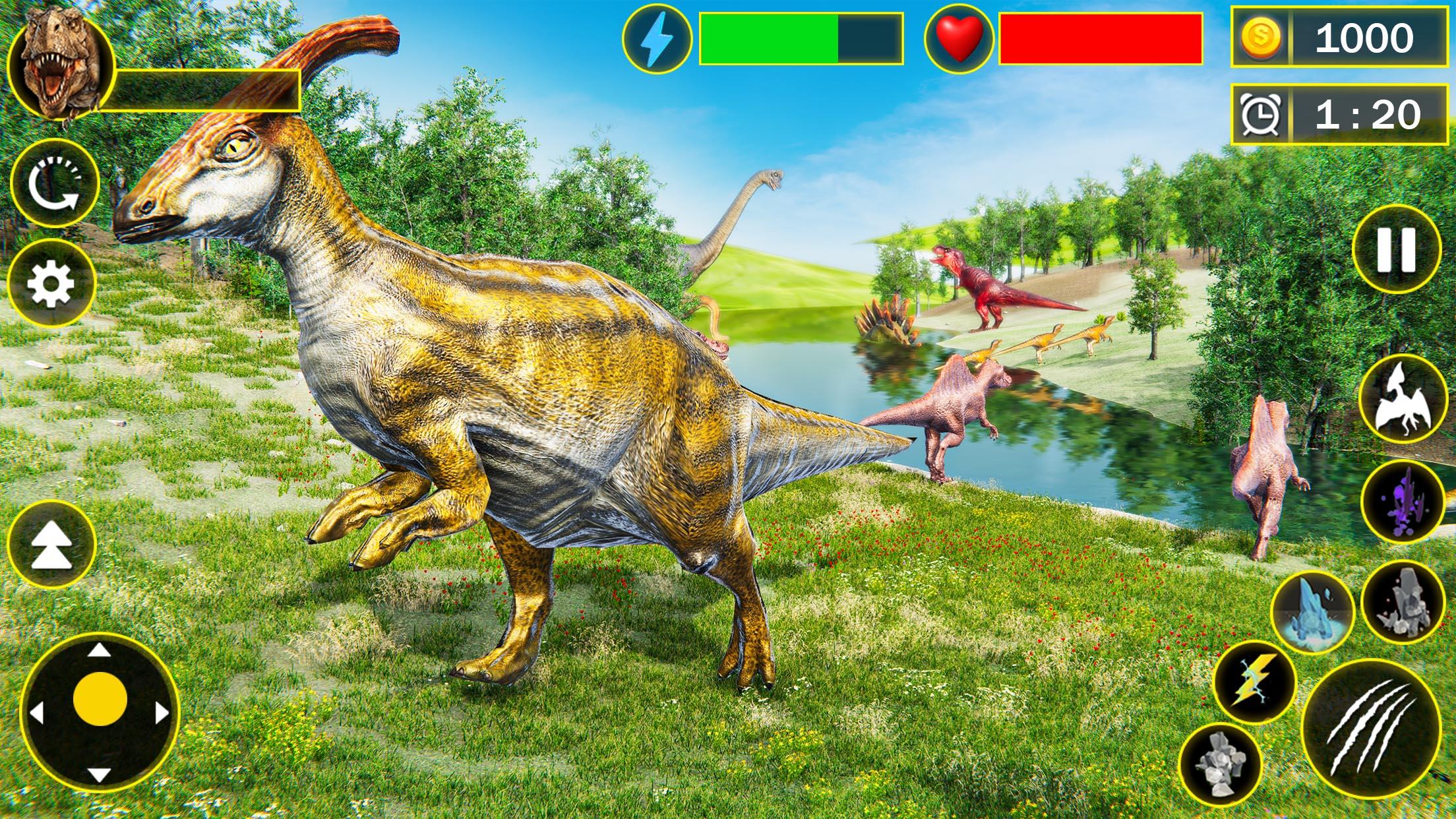 Wild Dino Family Simulator: Dinosaur Games APK - Free download app for  Android