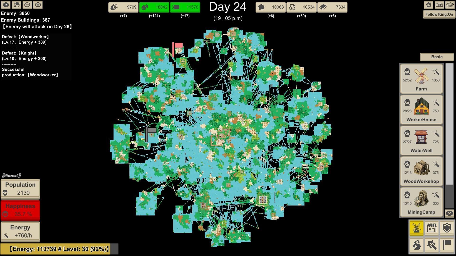 Screenshot of MiniMap Kingdom