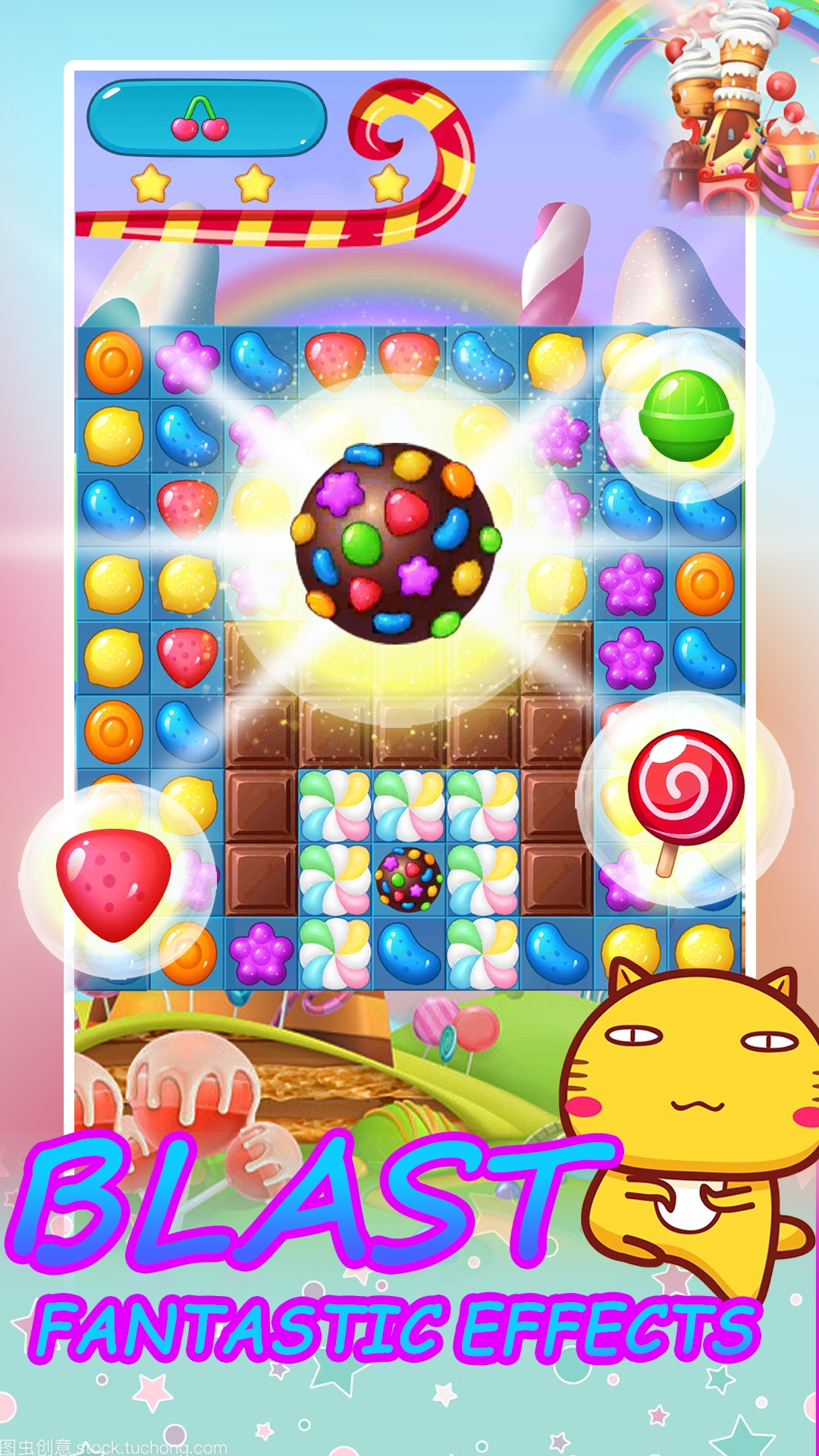 Candycrush candy games puzzles ภาพหน้าจอเกม