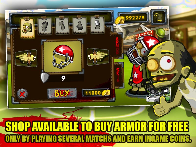 Zombie Smashball screenshot game