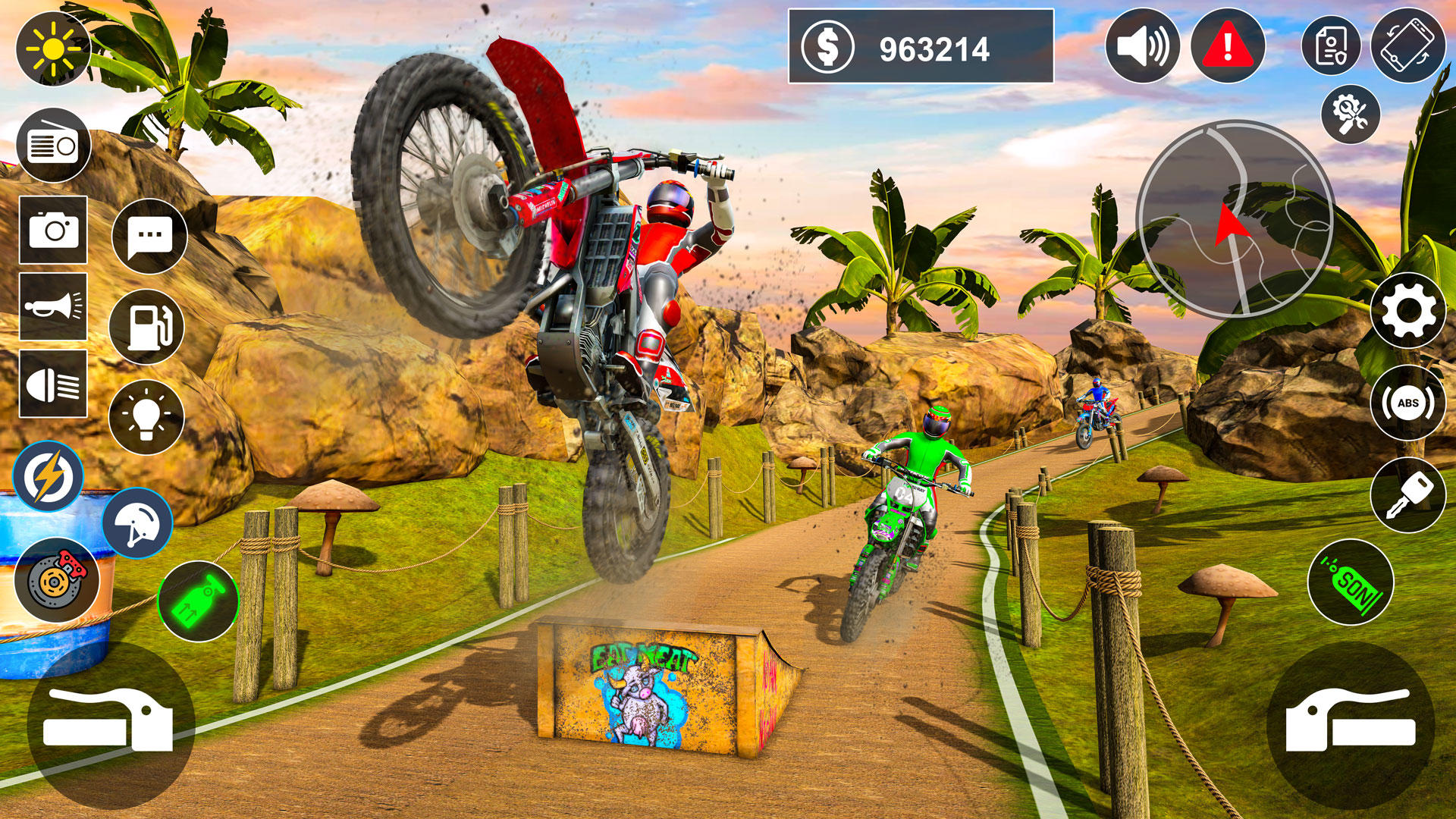 Screenshot of Dirt Bike Racing Motocross Gam