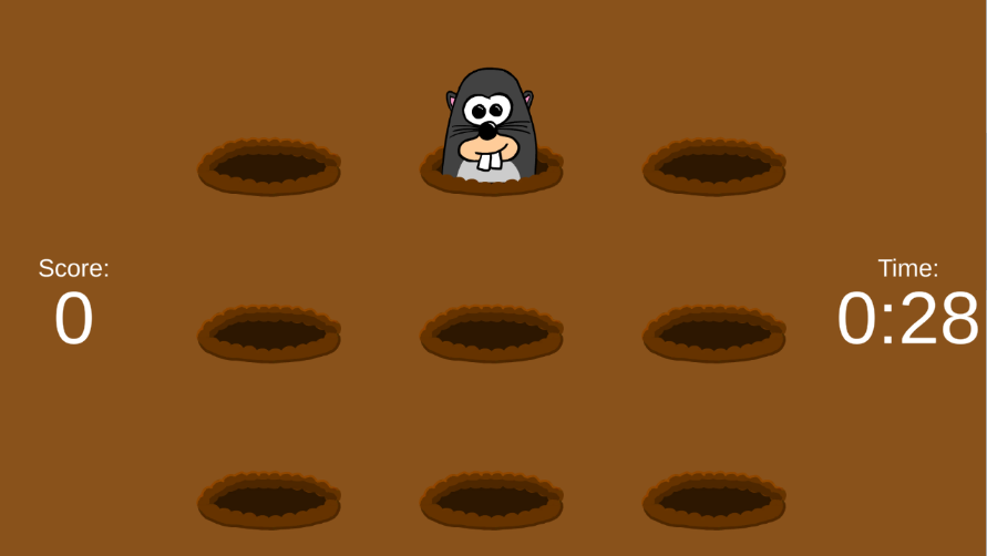 Cuplikan Layar Game Mole Buster