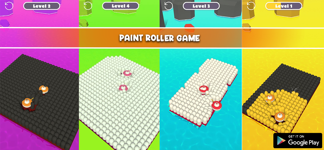 Paint Roller Sega - 3D 게임 스크린샷