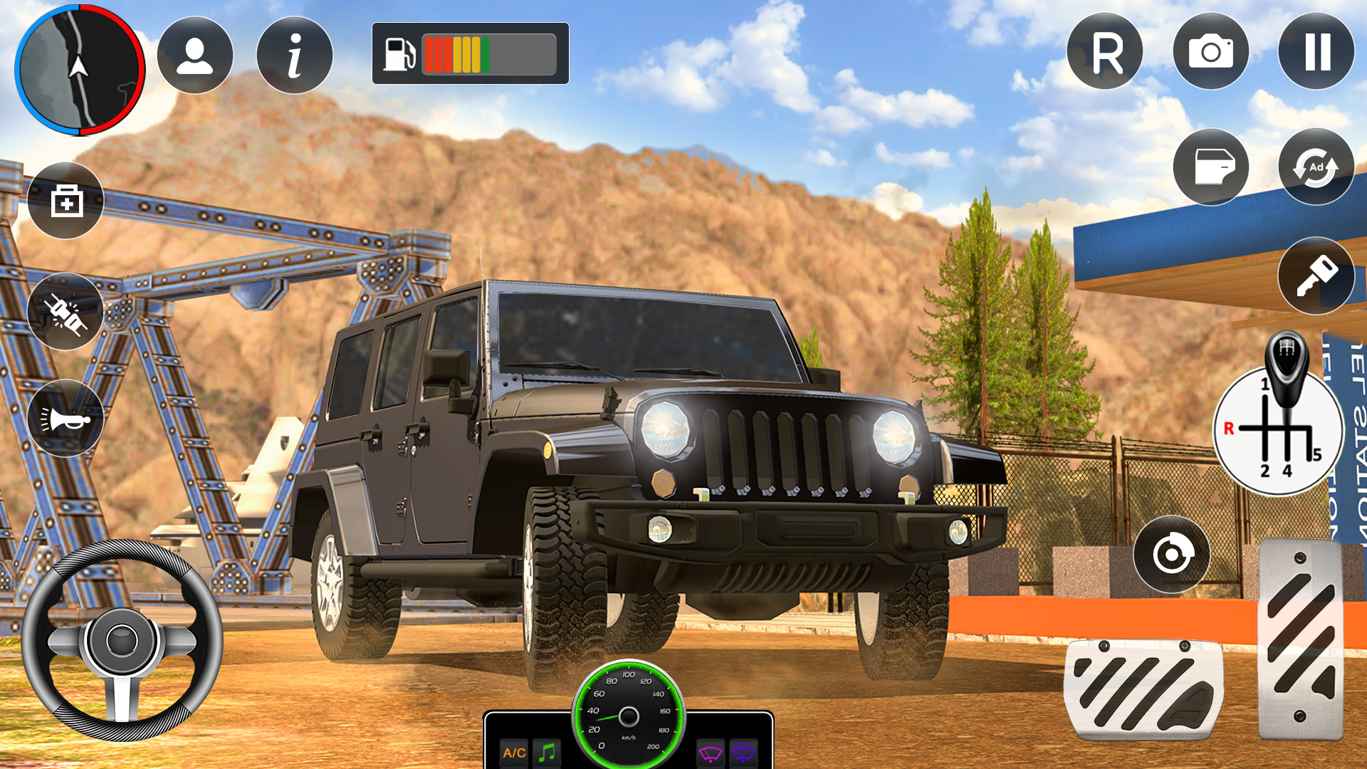 Jeep Driving Sim Offroad Games Game Screenshot