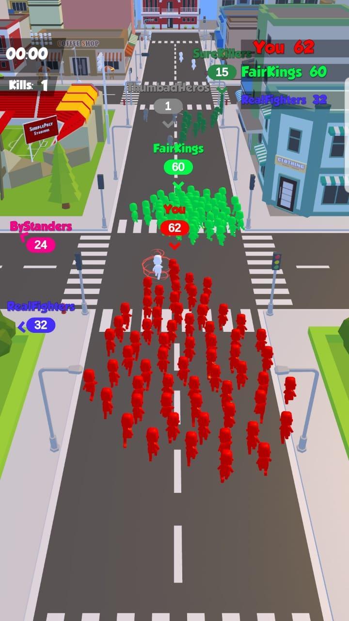 City Gang Crowd War 게임 스크린 샷