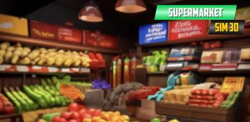 Banner of Supermarket Sim 3D 