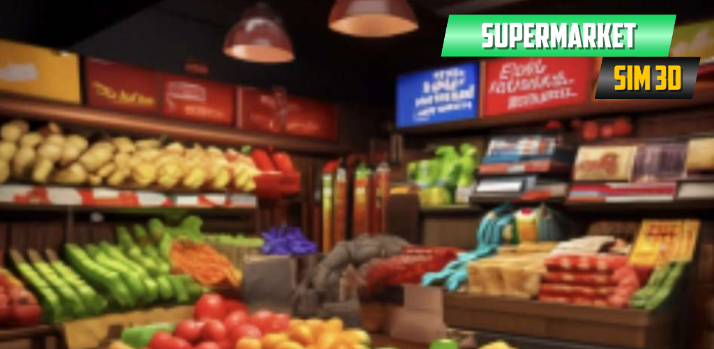 Banner of Supermarket Sim 3D 