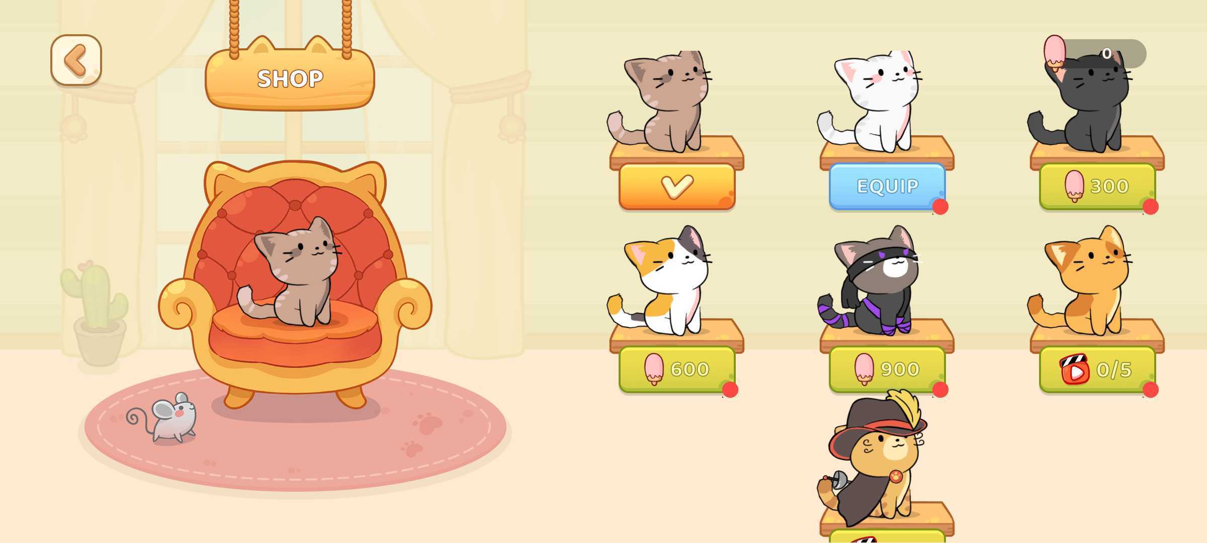 Screenshot of Cats & Beat: Rhythm Music Game