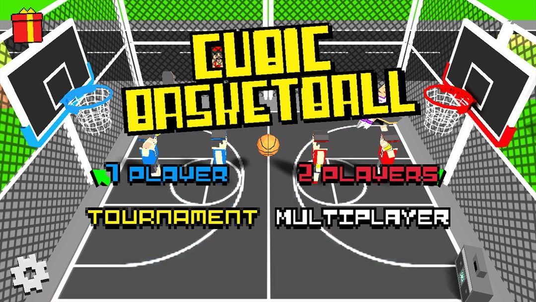 Cubic Basketball 3D ภาพหน้าจอเกม