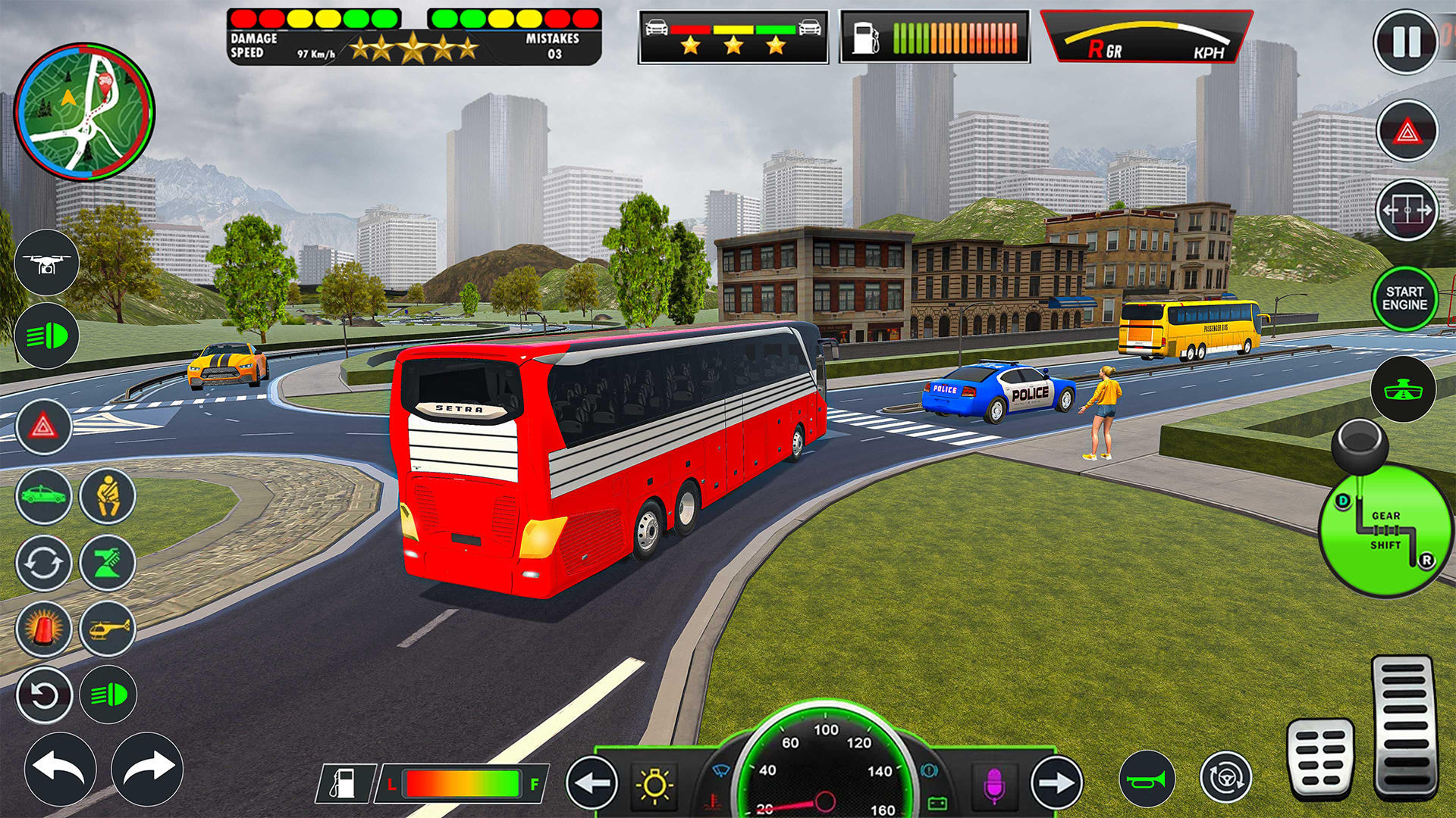 Bus Driving Simulator Bus Game遊戲截圖