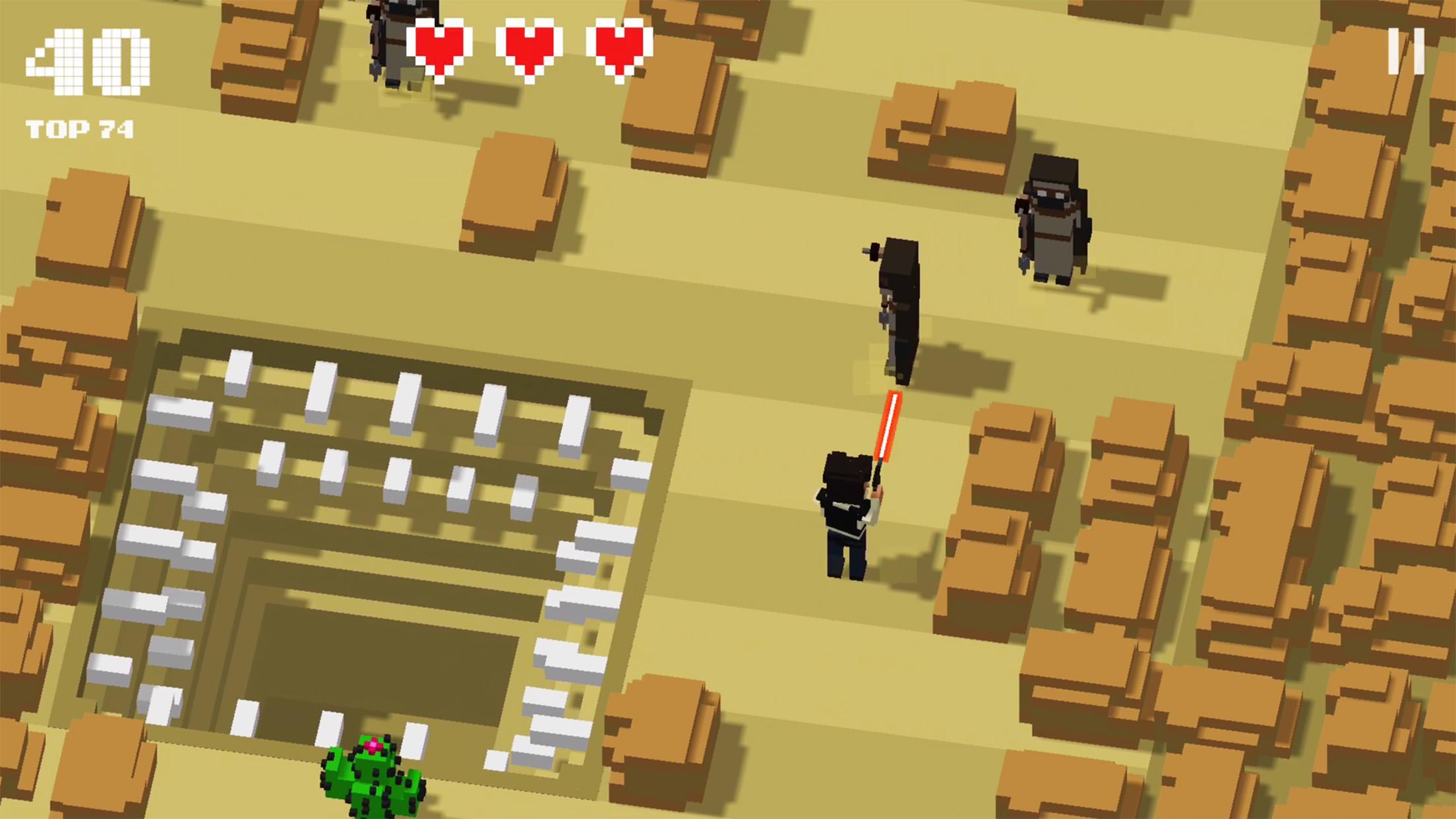Galaxy Hoppers: Crossy Wars Game Screenshot
