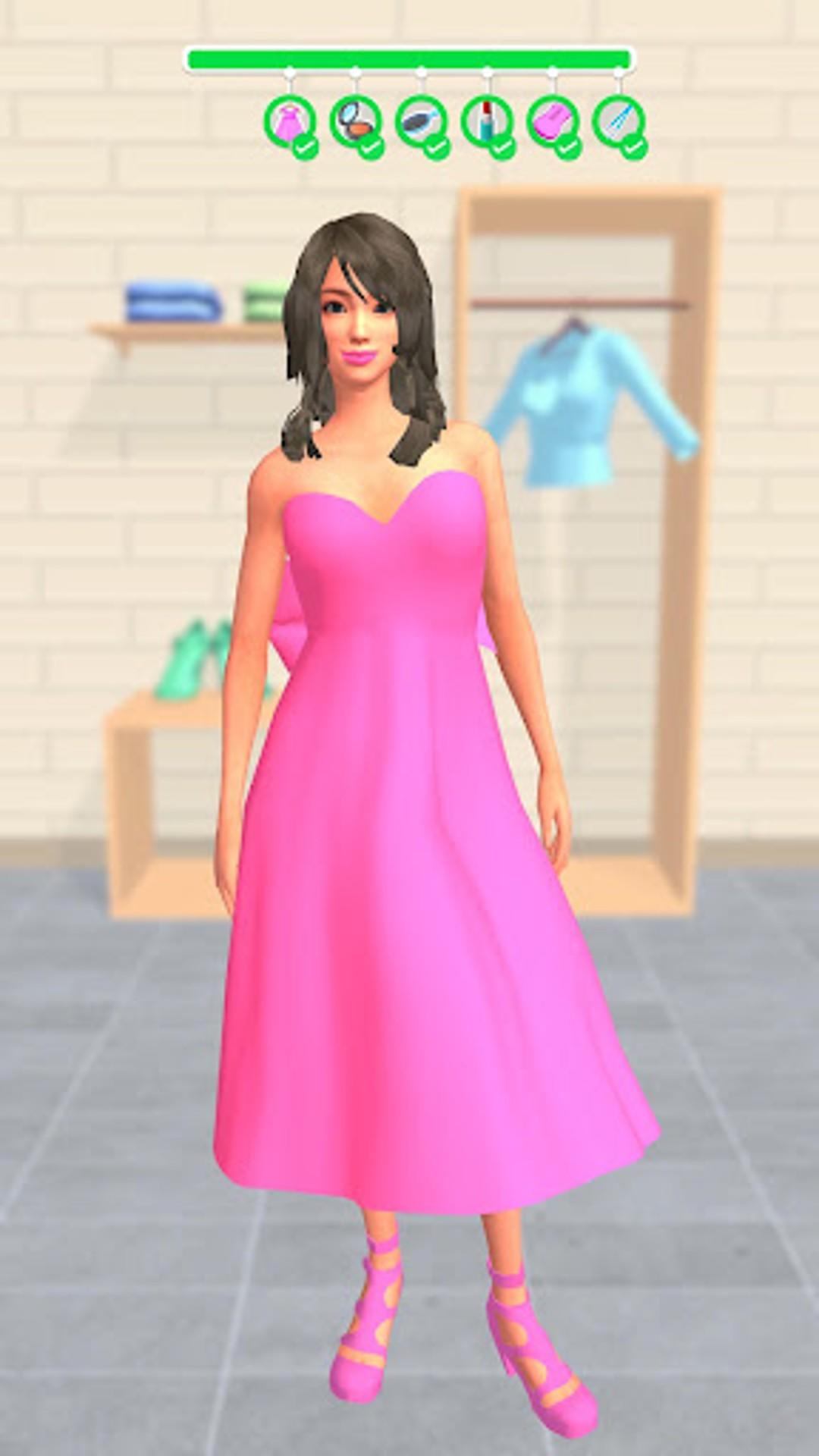 Merge Makeover, Fashion Games Game Screenshot