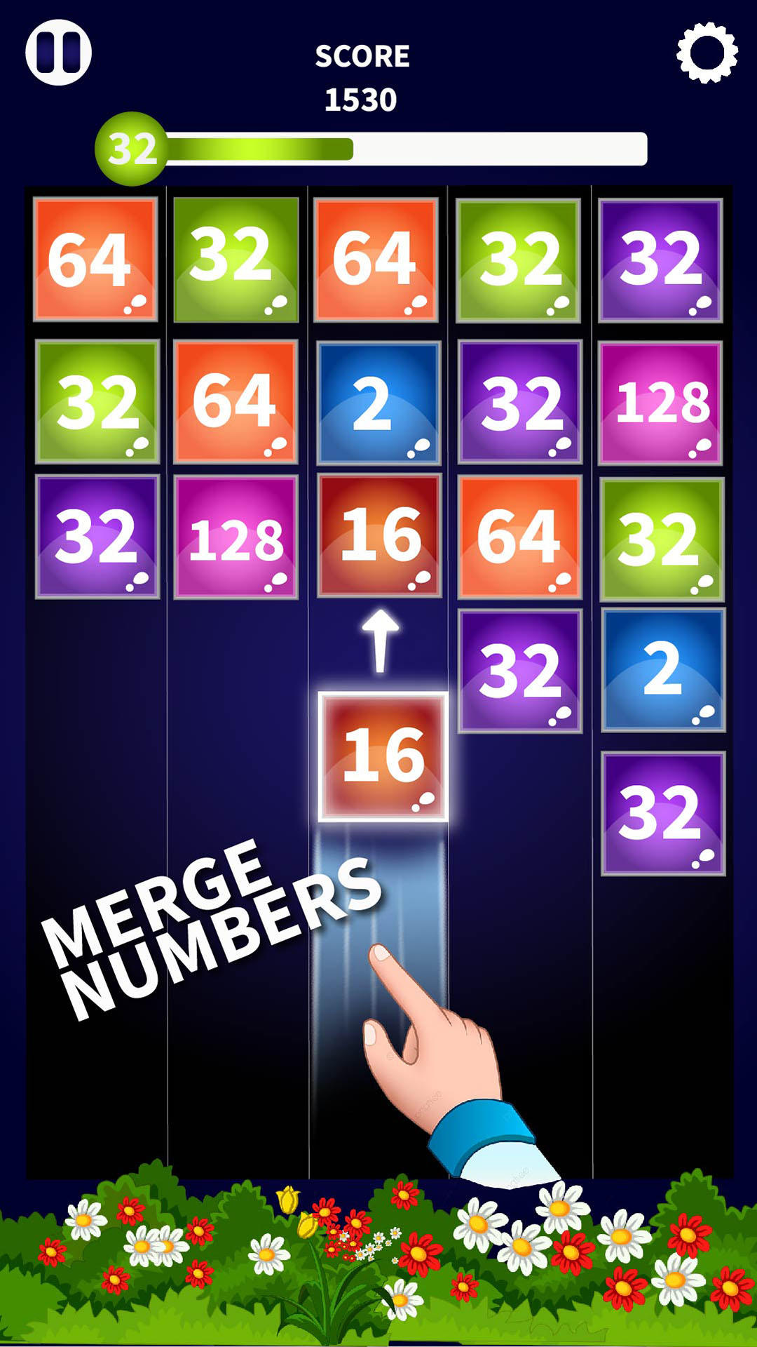 2048: X2 MERGE BLOCKS jogo online gratuito em