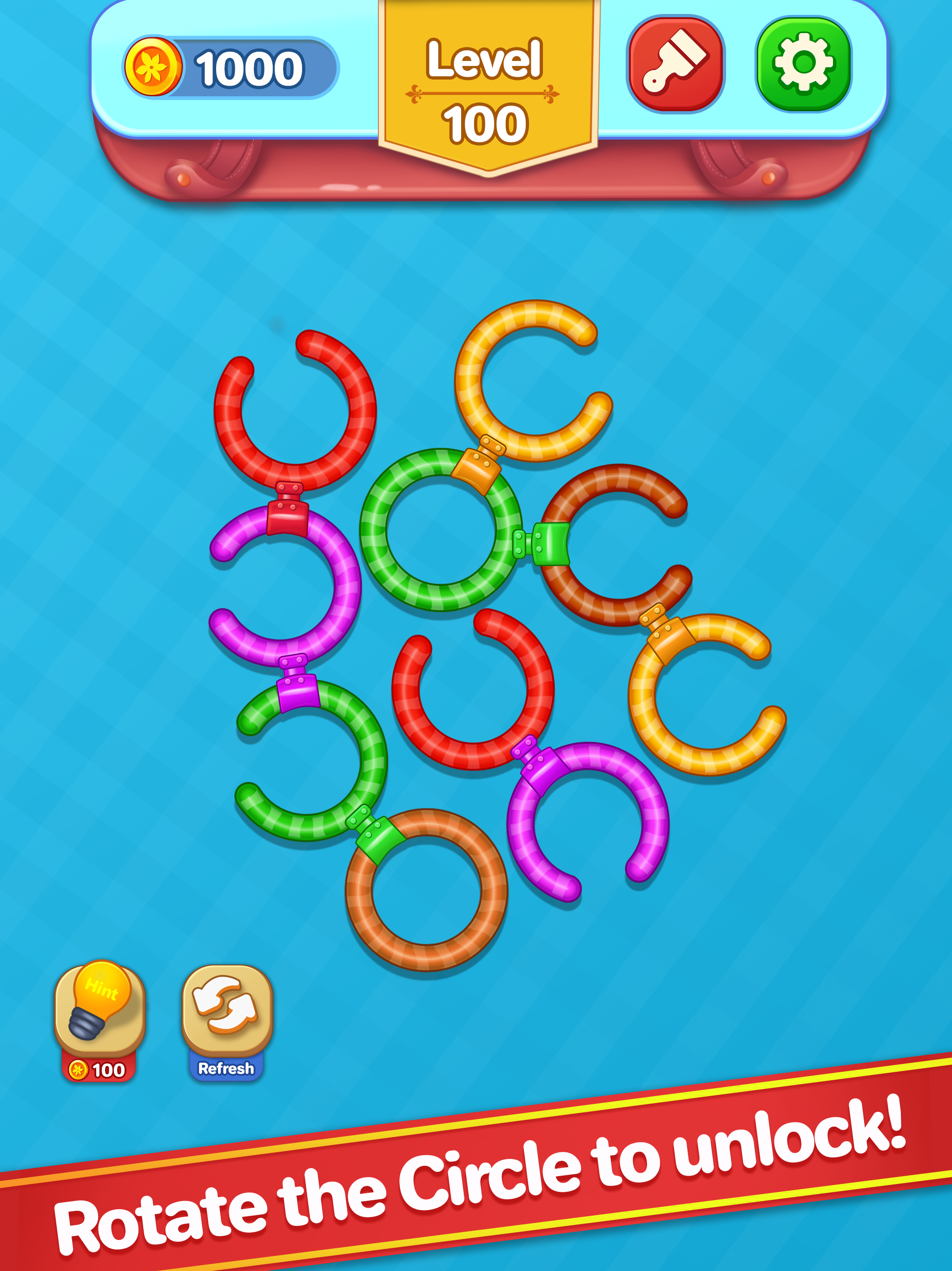 Rotate the Ring :Unlock Circle for Android/iOS - TapTap