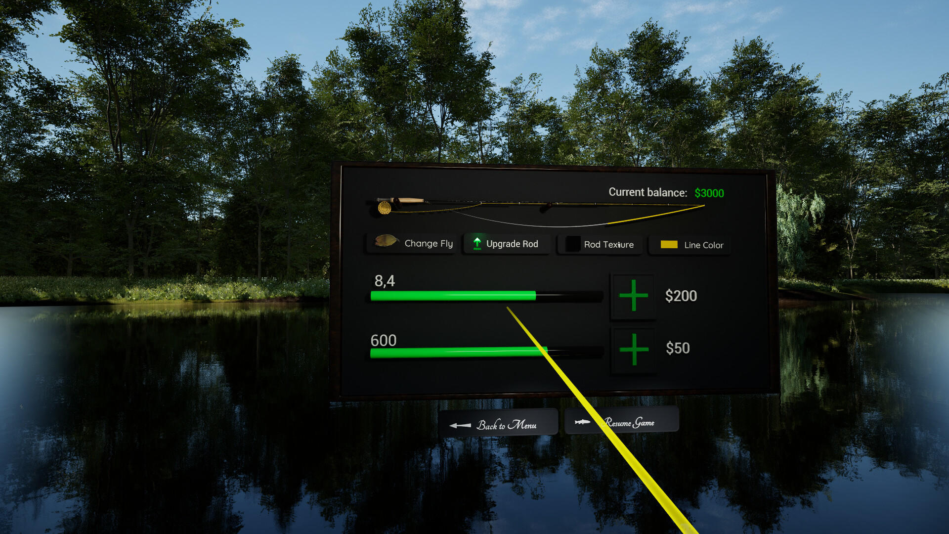 Fly Caster - VR Fly Fishing ภาพหน้าจอเกม