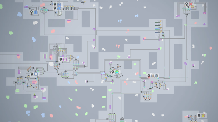 Shapez - Factory Game Game Screenshot