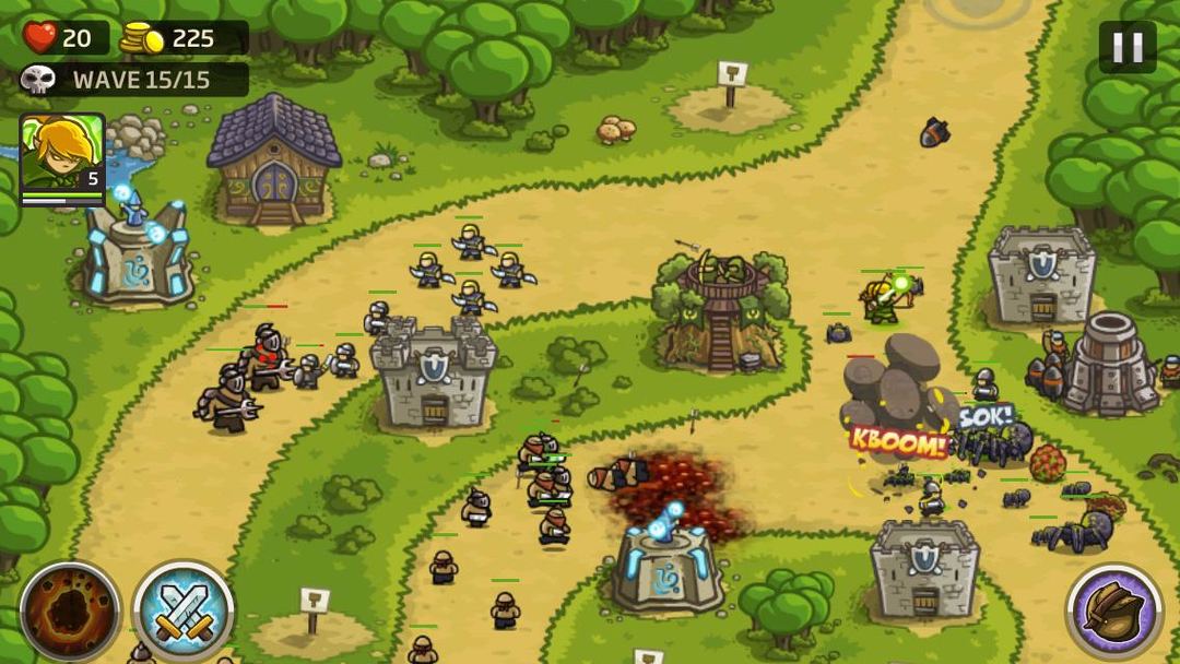 Kingdom Rush - 塔防策略游戏：史诗英雄冒险 ภาพหน้าจอเกม