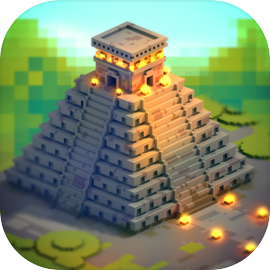 Aztec Craft: Ancient Blocky City Building Games 3D