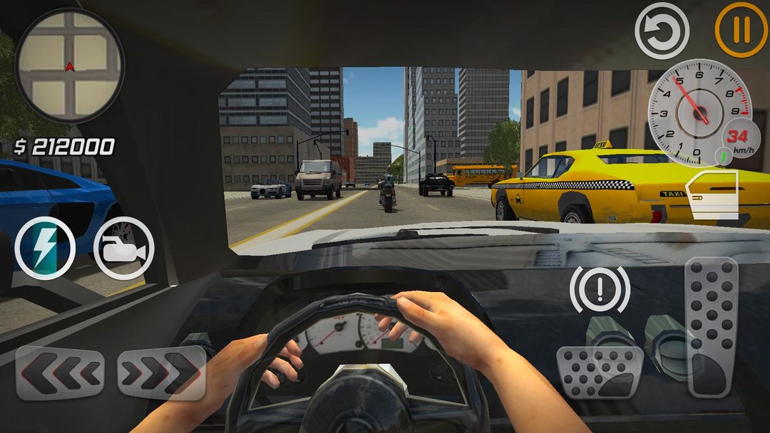 City Car Driver 2023 ภาพหน้าจอเกม