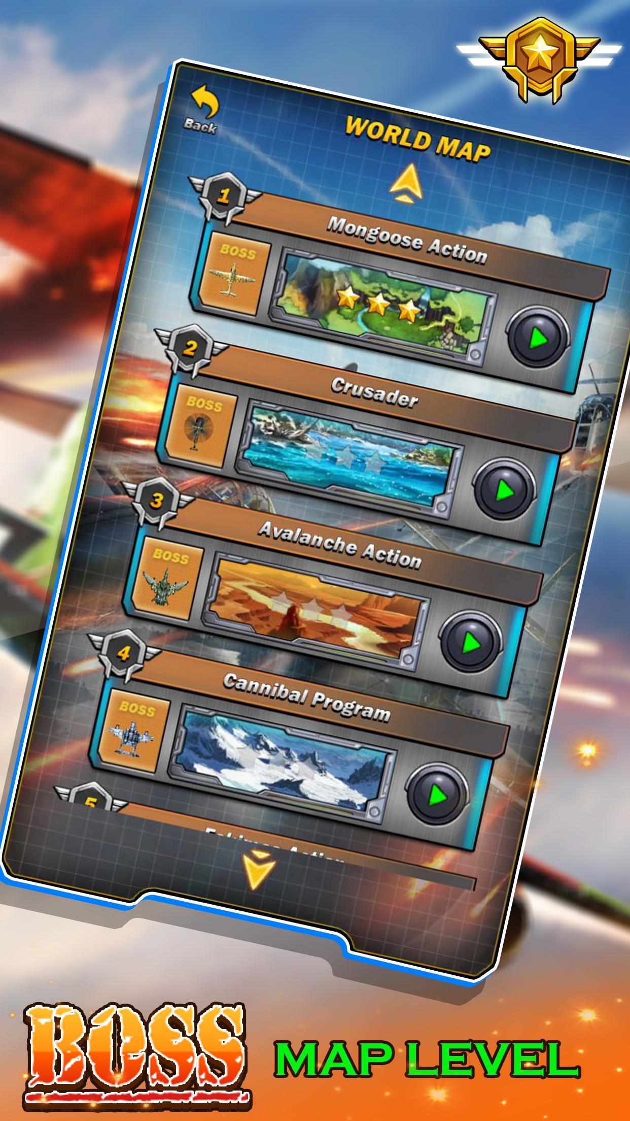 Galaxy Raiden Fighter - Squadr Game Screenshot