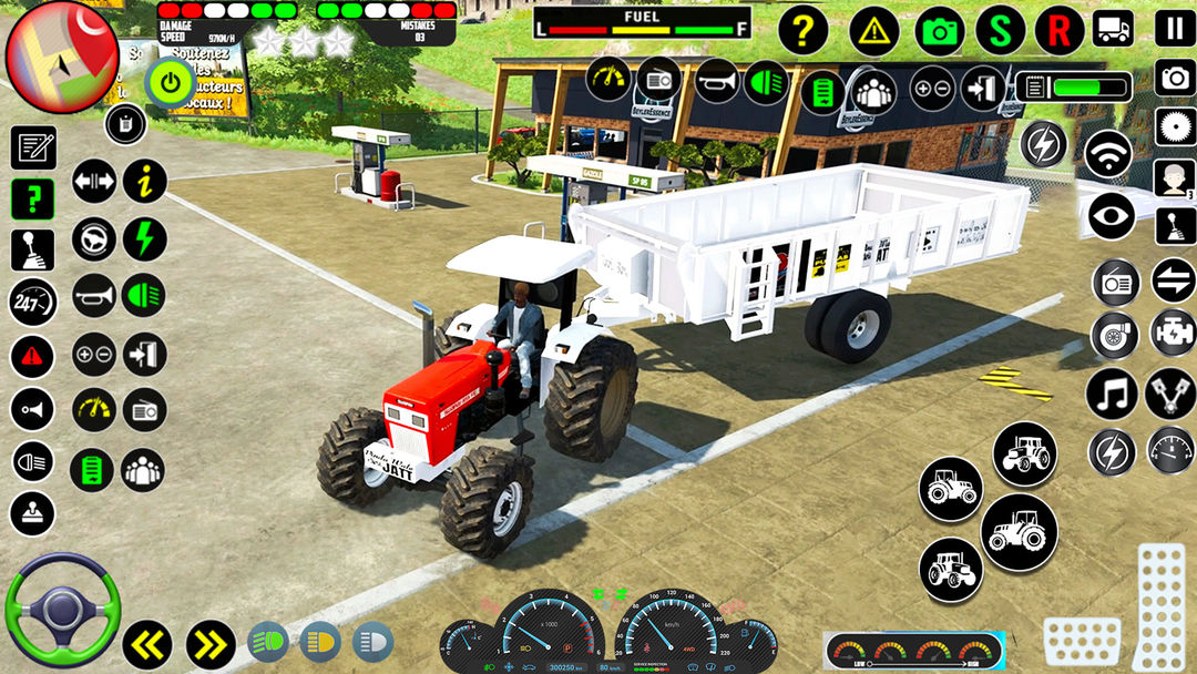 Screenshot of Tractor Driving Farming Games