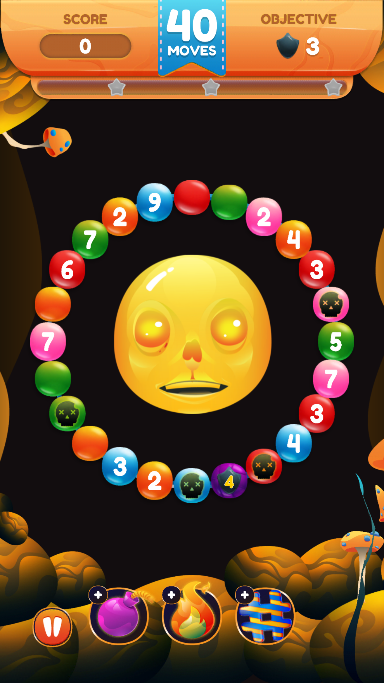 Circle Sweep - Logic Puzzle! Game Screenshot