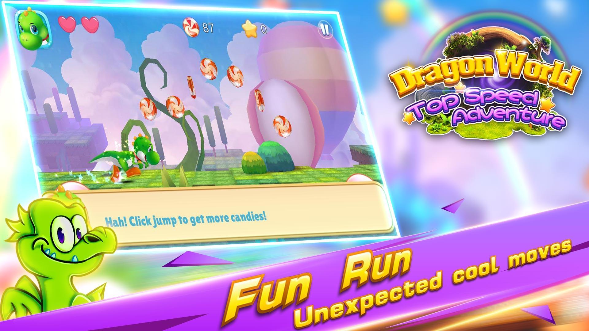 Dragon World : Top Speed Adventure Game Screenshot