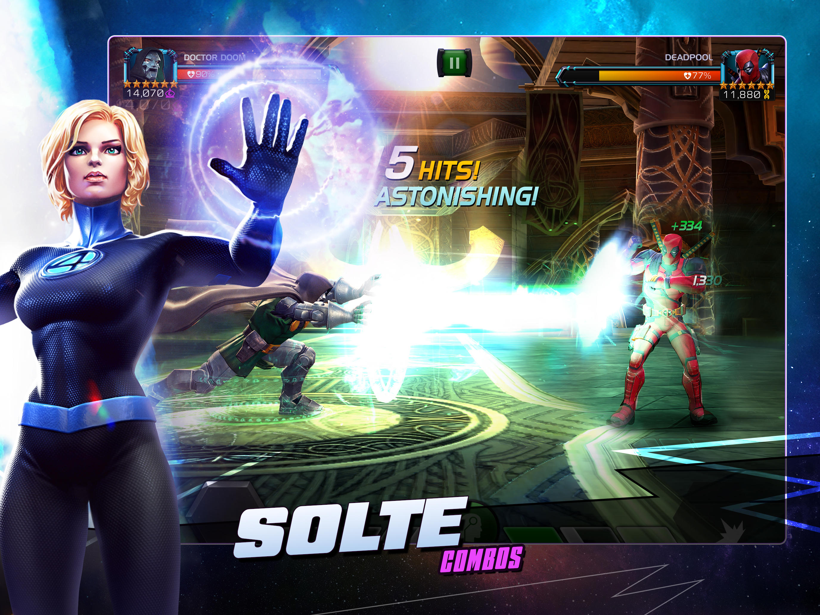 Captura de Tela do Jogo Marvel Torneio de Campeões