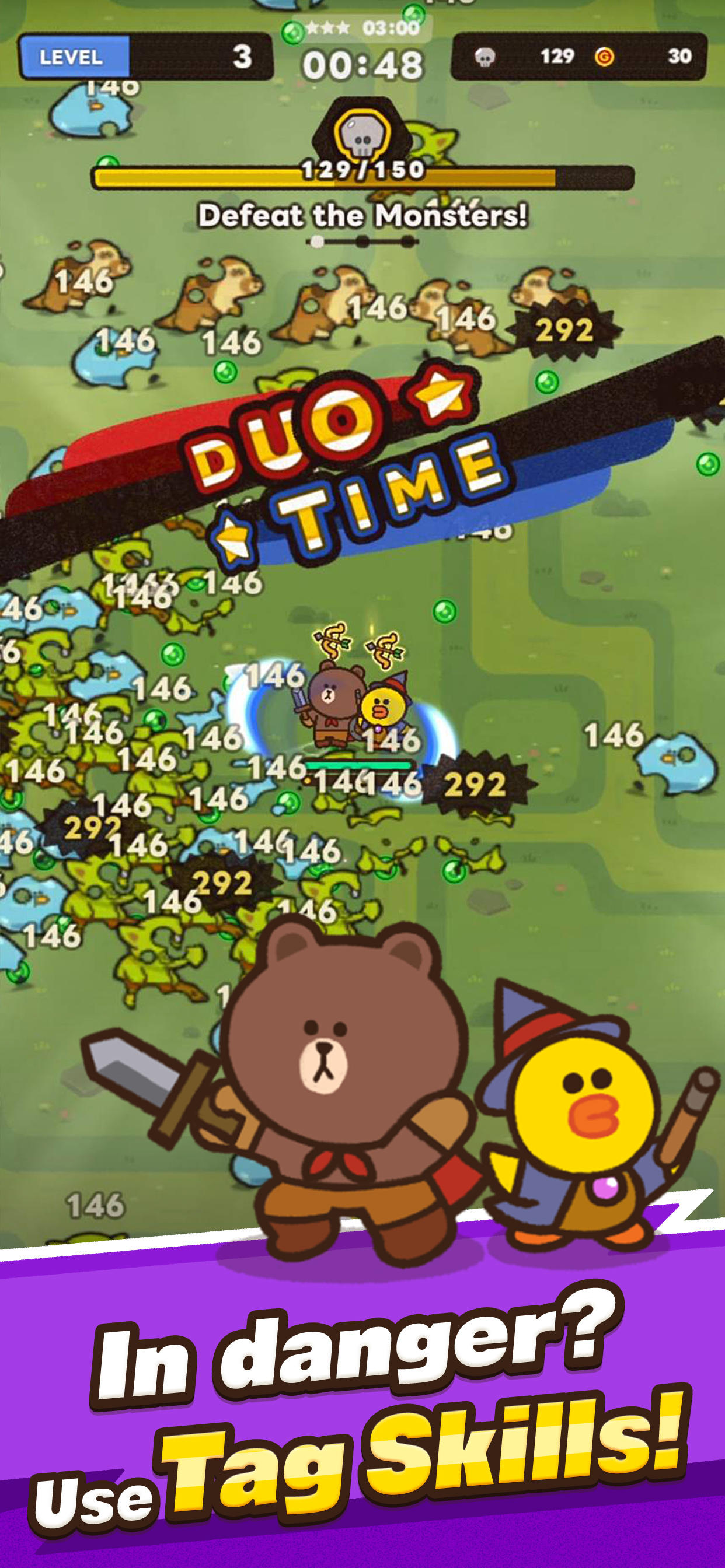 LINE Hero Rumble/Let's rumble! Game Screenshot