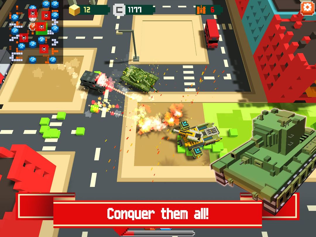 Screenshot of War Boxes Tank Strike