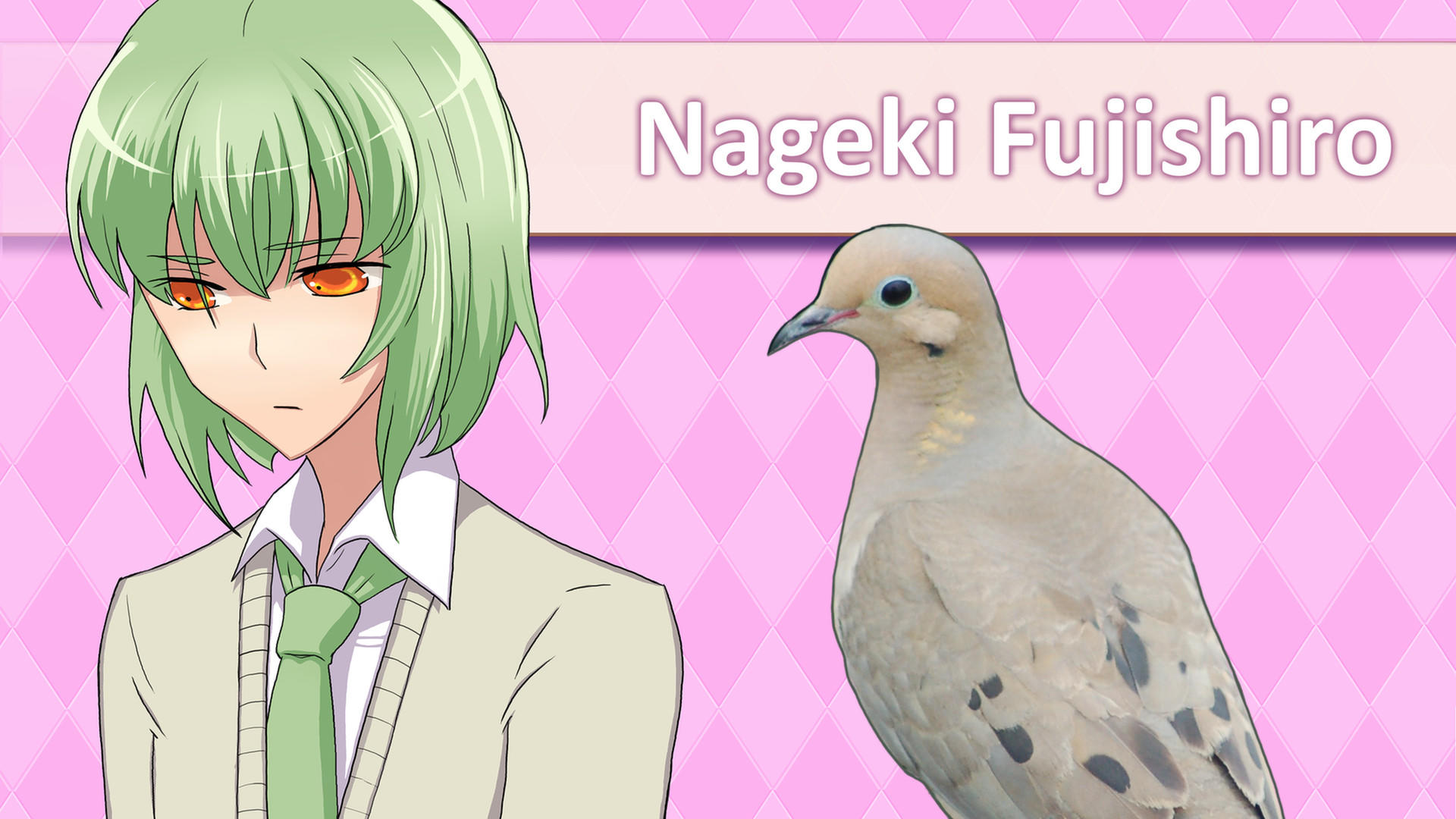 Hatoful Boyfriend ゲームのスクリーンショット