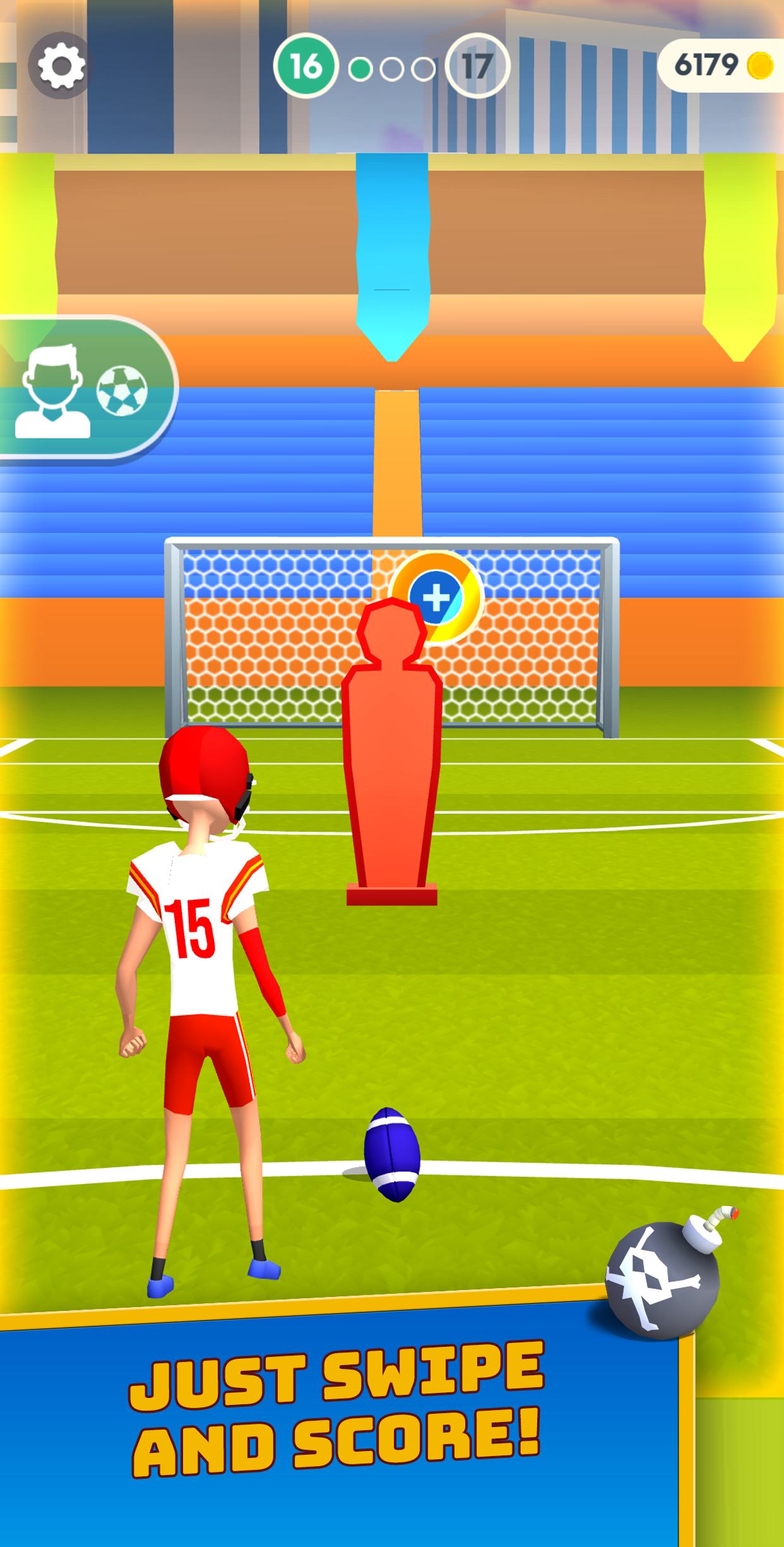 Flick Goal! Game Screenshot