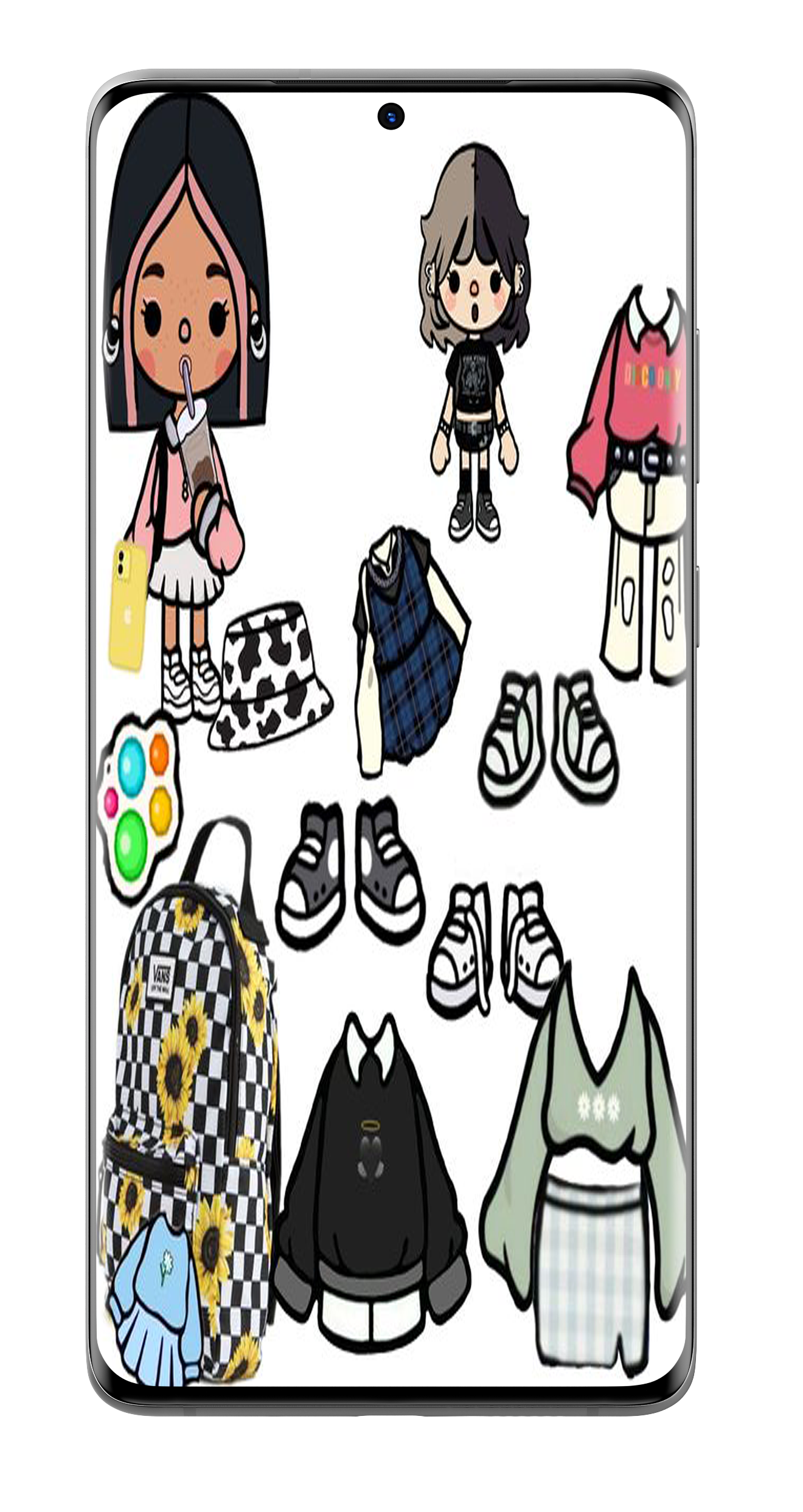 Toca Boca Outfit Ideas screenshot game
