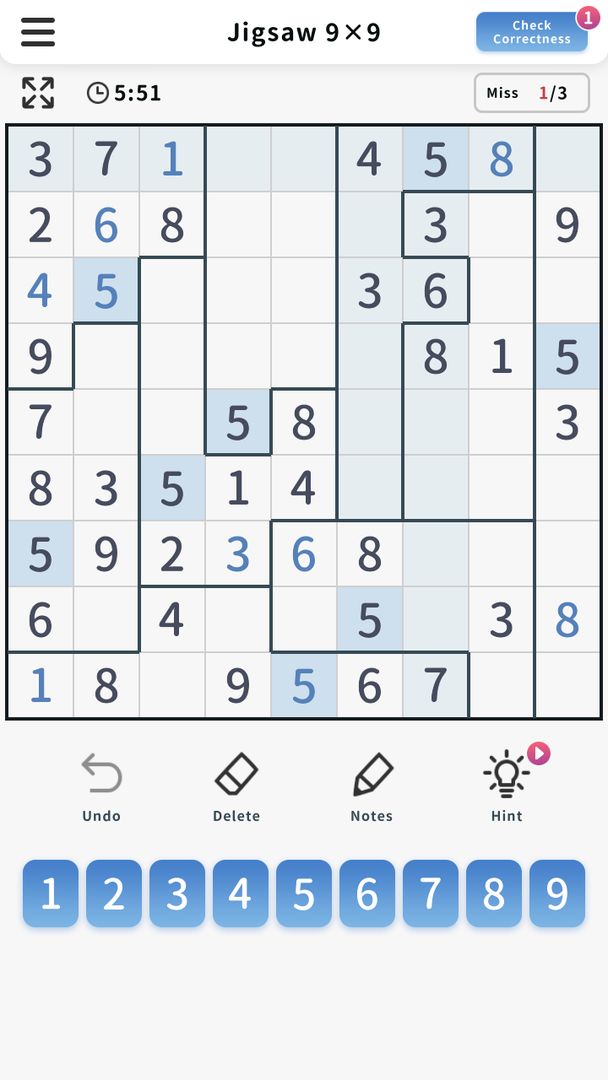 Screenshot of Sudoku - Sudoku puzzle game