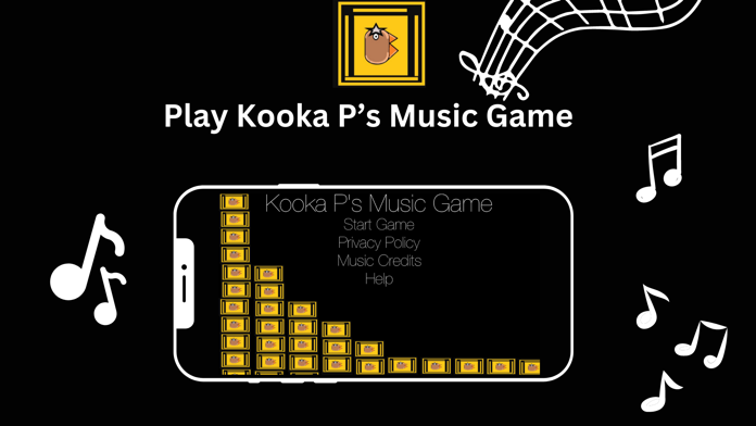Kooka P's Music Game ภาพหน้าจอเกม